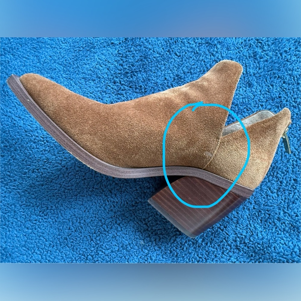 Sz 7 — Vince Camuto Bibestie suede ankle booties - Picture 10 of 12